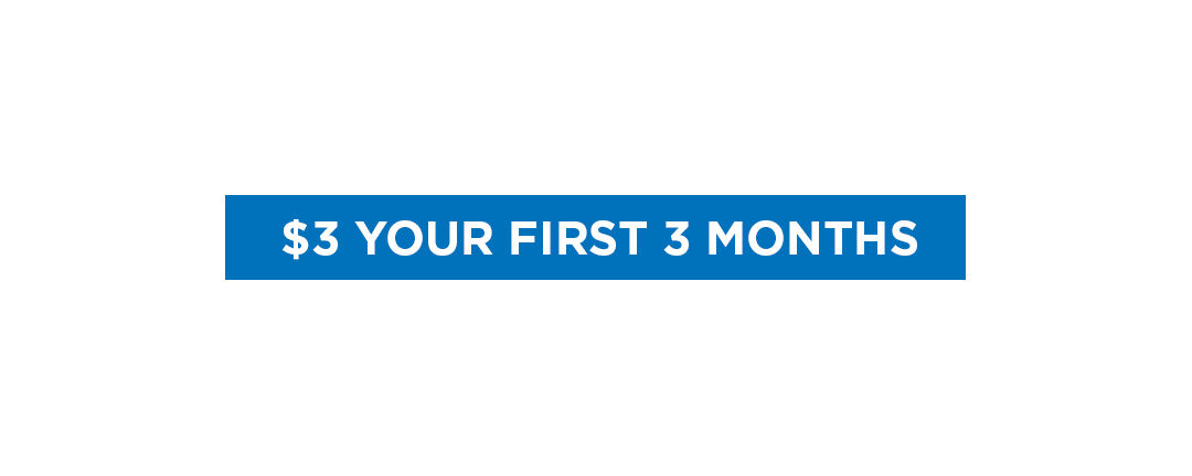 $3 for 3 months